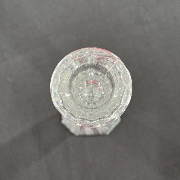 American Brilliant Crystal Star Pattern Candlesticks Pair 5.75" Tall RARE - Picture 3 of 7